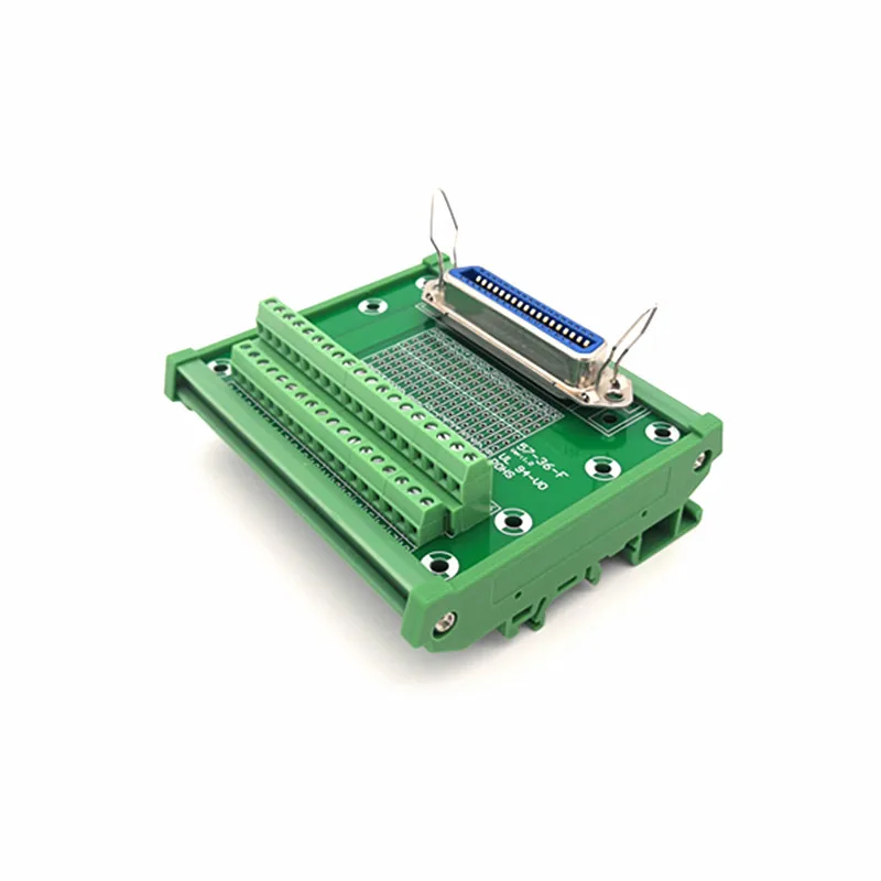 DIN рейка крепление 57 серии 36-Pin 0,08" гнездовой разъем Breakout Board