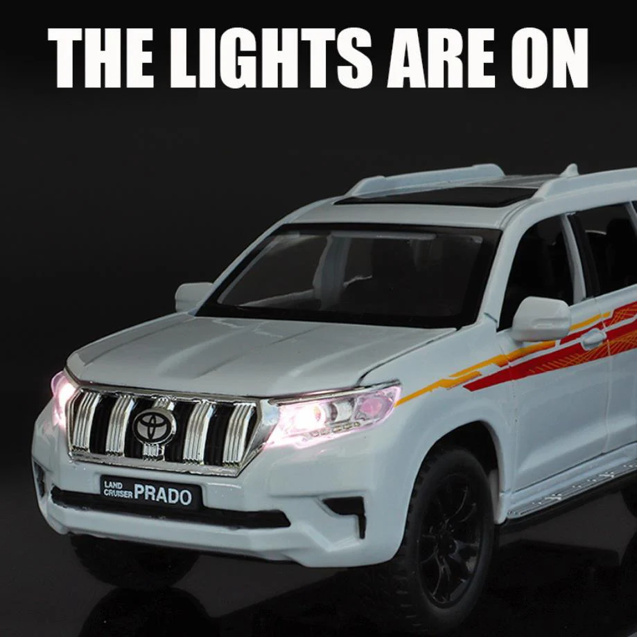 Лидер продаж масштаб 1:32 колеса для toyota orv NLAND CRUISER PRADO металлическая модель