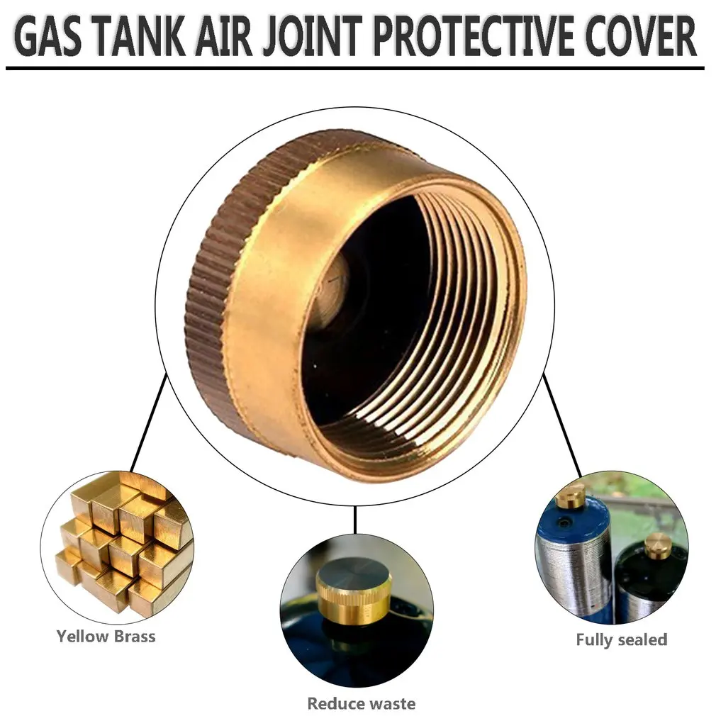 Латунная крышка для заправки твердая 1 фунт пропановая бутылка баллон с
