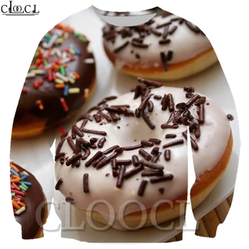 

CLOOCL 3D Print Unisex Fashion Sweatshirt Macaron Cake Pattern Casual Style Men/Women Tracksuit Autumn Jogging Suit Tops