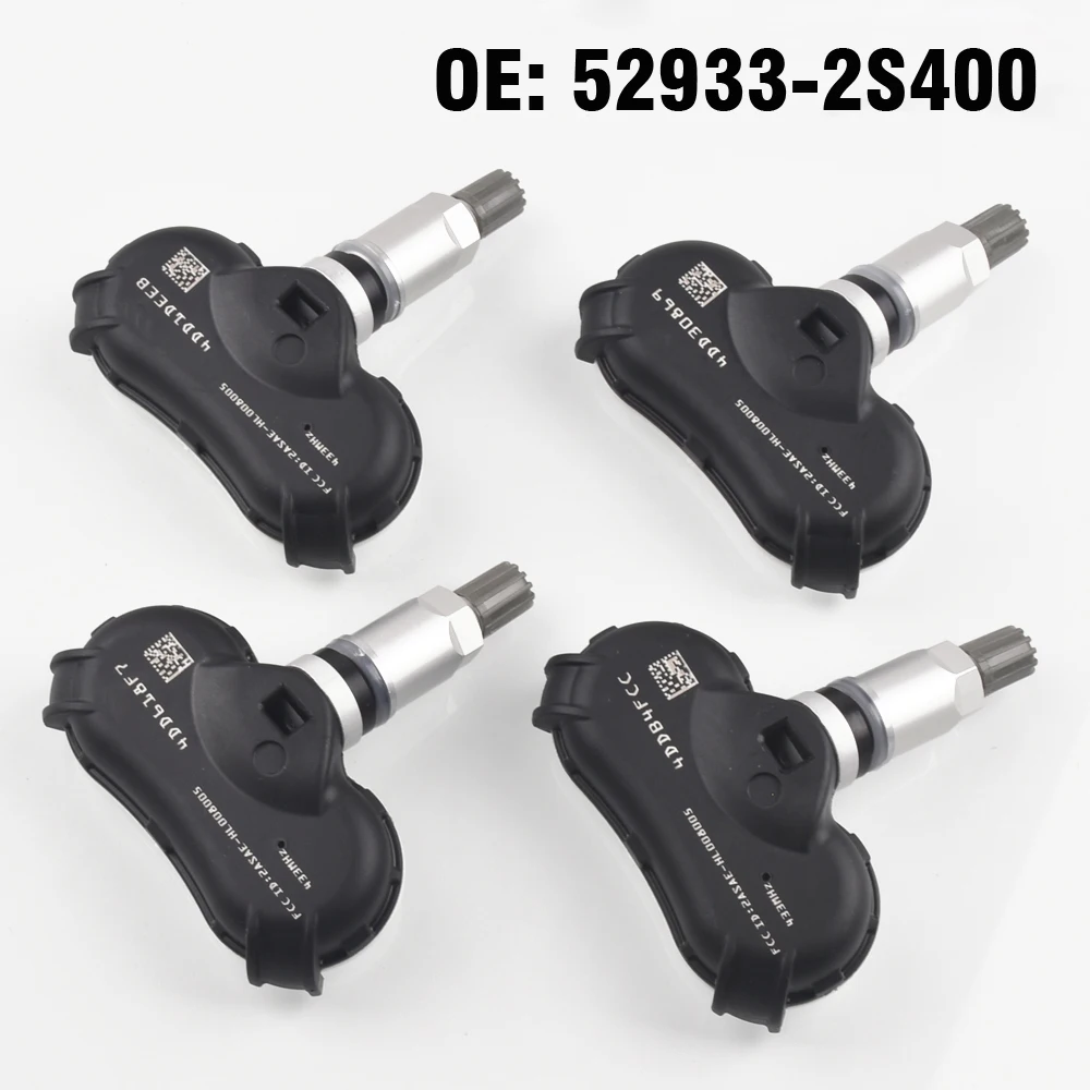 

4PCS Car Tire Pressure Monitor Sensor TPMS 52933-2S400 for Hyundai iX35 LM Equus HI VI For Genesis G90 HI