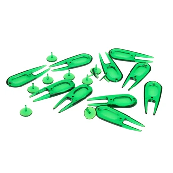 

10 Pieces Plastic Golf Divot Repair Tool Golf Divot Tool With Golf Marker Golfer Tools Golf Accessories 7 x 2.5cm