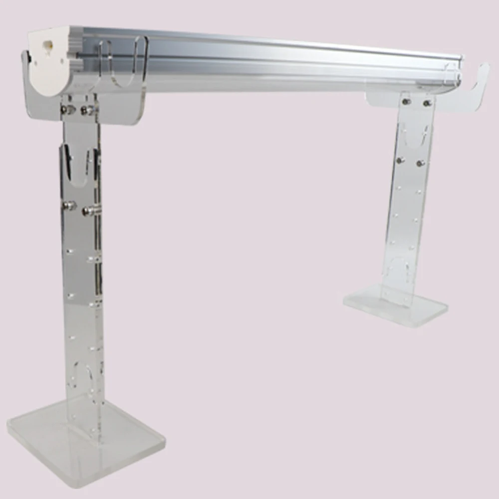 DIY T8 T20 Light Lamp Tube Supporter Succulent Growth light lamp Stand 22-45cm Adjustable Acrylic Plant Lamp Frame