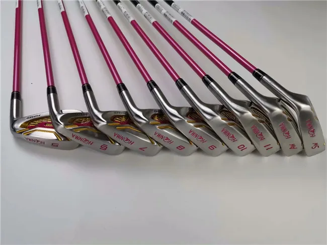 Honma S-06 полный набор Honma S06 для женщин, гольф-клубов, драйвер+ проход древесина+ утюги+ шпаттер l-гибкий графитовый Вал с головкой