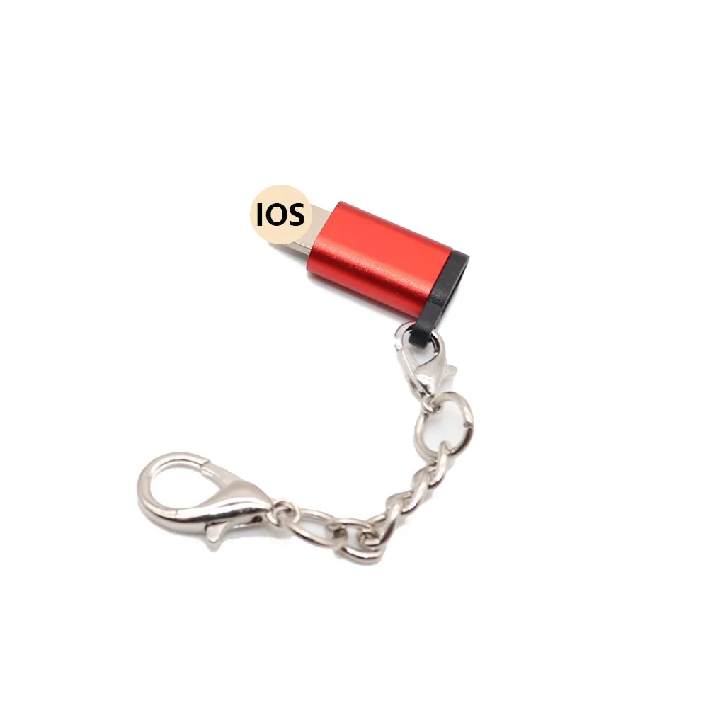 G Micro USB для IOS OTG адаптер для iphone X 6S 7 8 Plus синхронизация данных Зарядка конвертер брелок для ipad миниадаптеры - Цвет: G