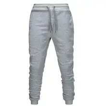 Новые мужские спортивные штаны, повседневные эластичные хлопковые мужские штаны для тренировок, обтягивающие спортивные штаны, брюки для бега, большие размеры