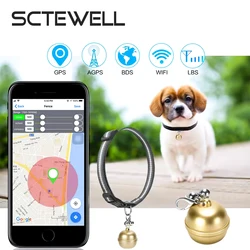 New Arrival IP67 Waterproof Pet Collar GSM AGPS Wifi LBS Mini Light GPS Tracker for Pets Dogs Cats Cattle Sheep Tracking Locator