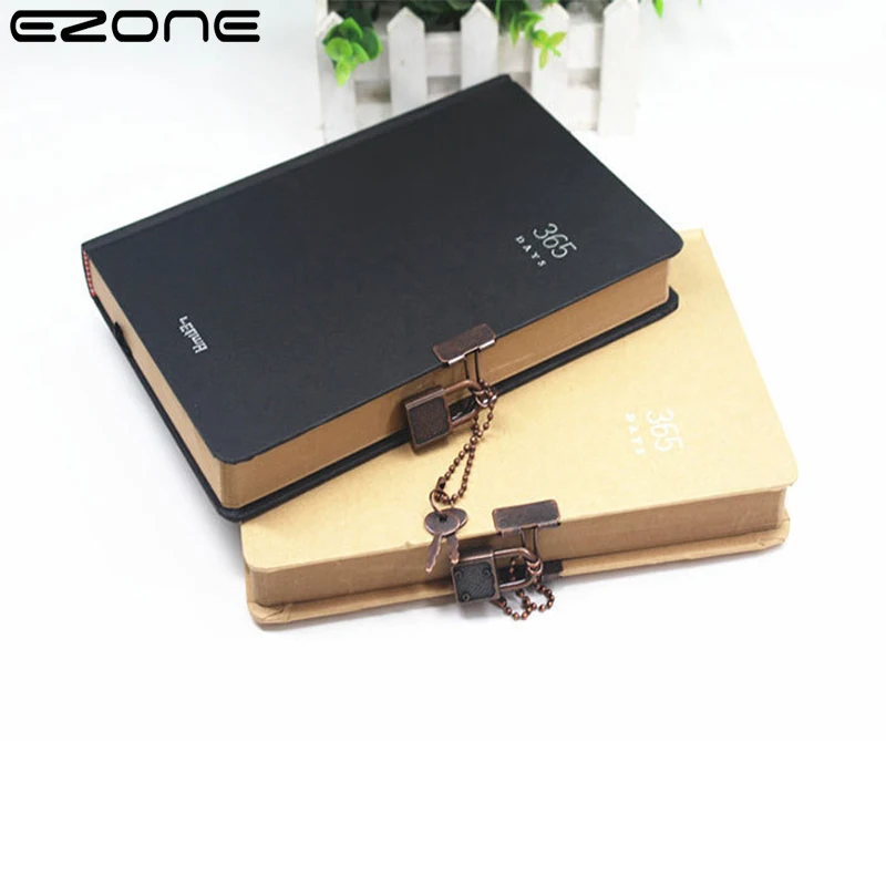 School Stationery Sketchbook Lock Notebook Diary Diaries Locks
