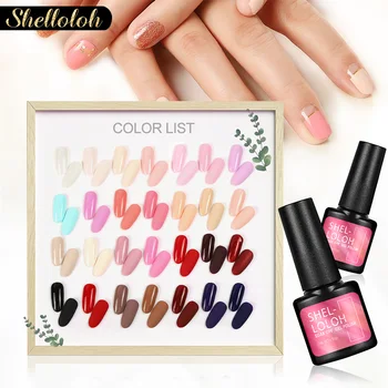 

Shelloloh 7ML 15/20 Pcs 32 Colors Gel Nail Polish Long-Lasting Gel Varnish Soak Off Gel Nail Set&Kit For Nails Art Manicure Set
