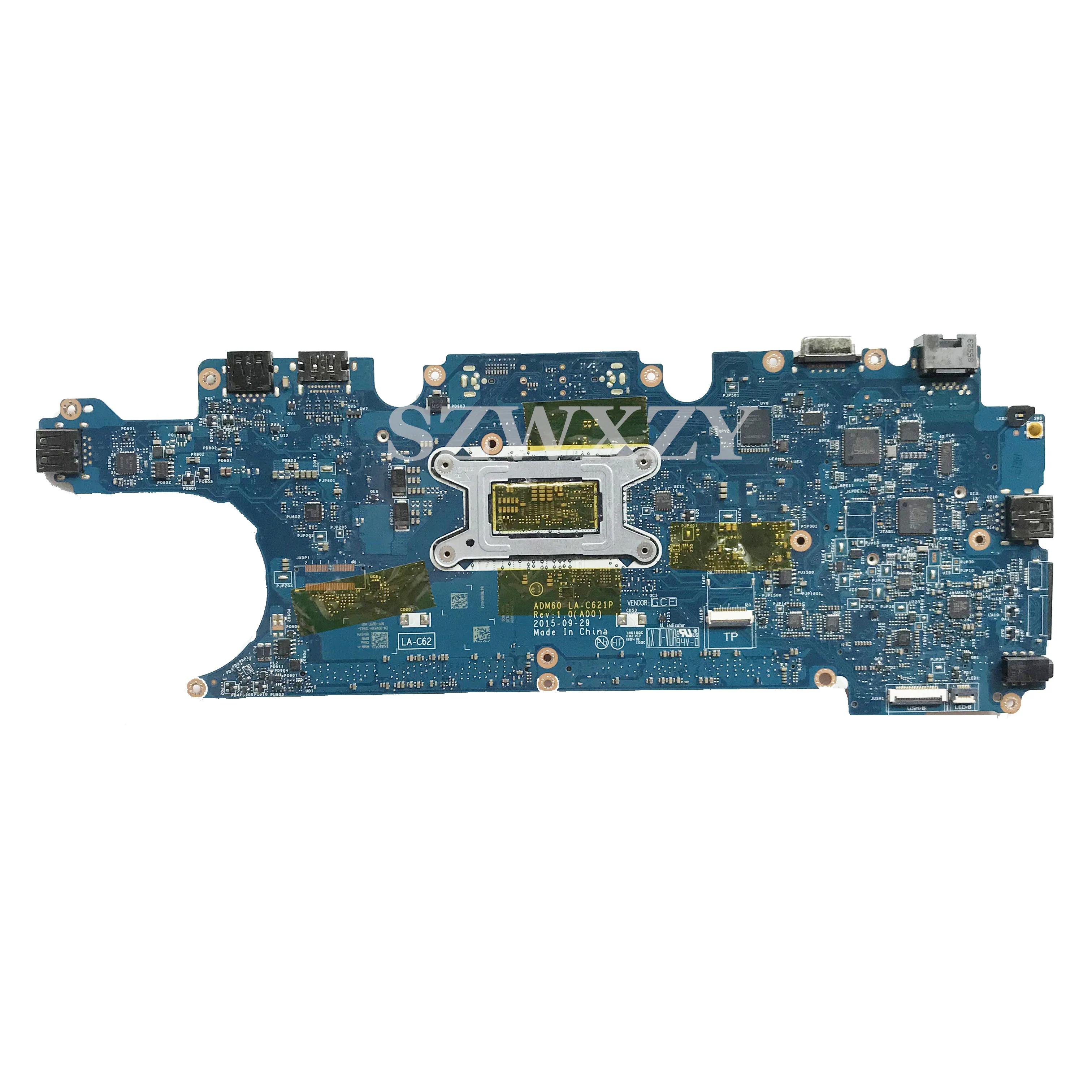 Для Dell Latitude E5270 Материнская плата ноутбука i5-6300U Процессор 2,40 ГГц DV5YH 0DV5YH CN-0DV5YH LA-C621P