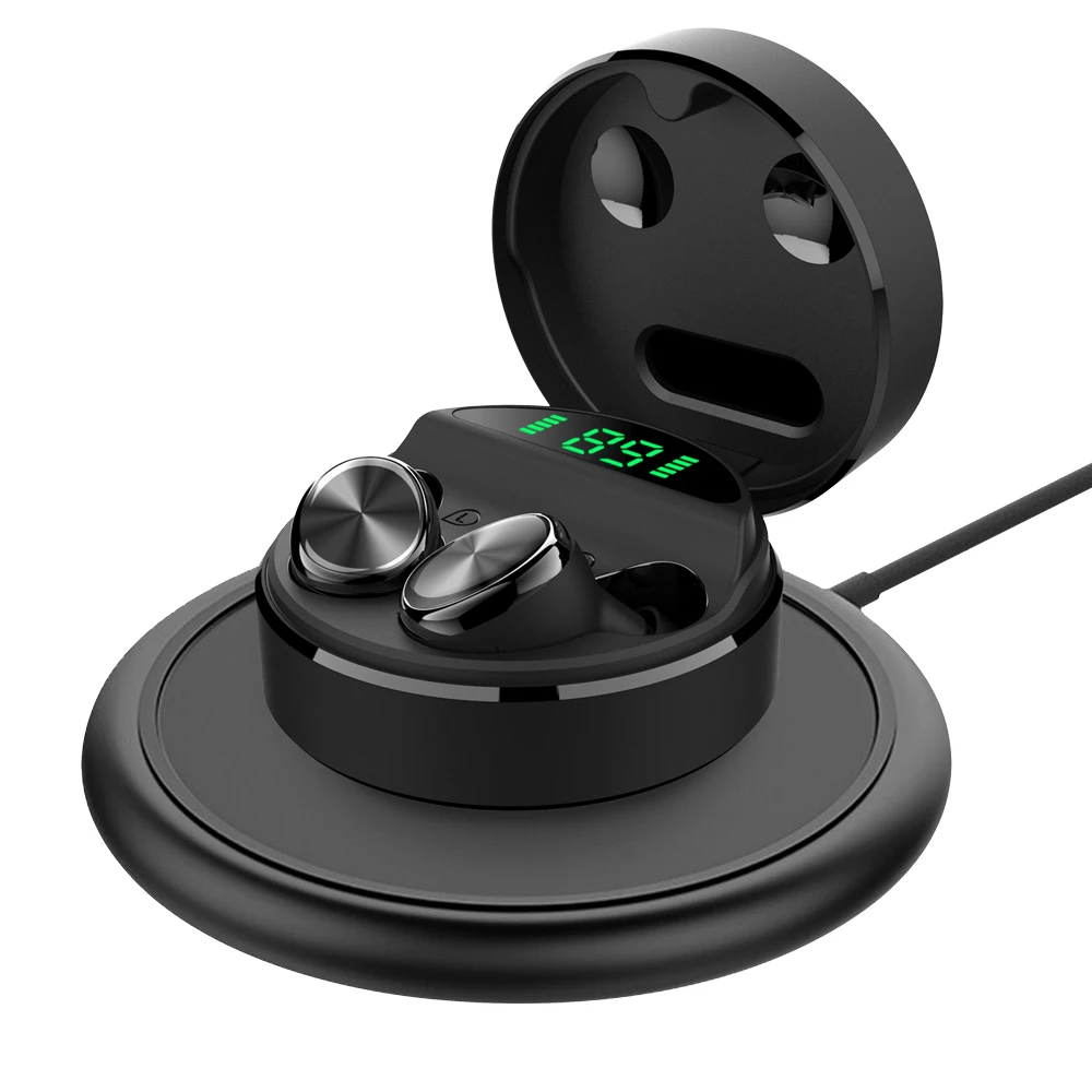 In Ear Mini Touch Control TWS Bluetooth Wireless Earbuds Headset Support Type C and Wireless Charging
