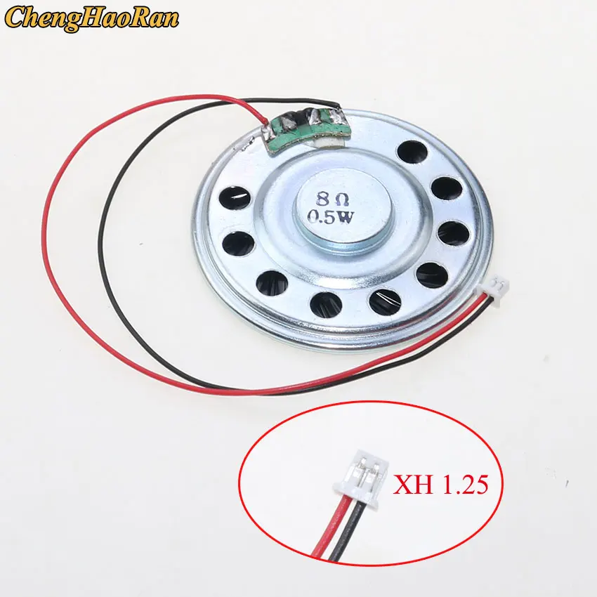 Ultra-thin Speaker 8 32 Ohms 8R 32R 0.5W 1W 2W Diameter 20 23 26 28 30 32 36 40 50MM Thickness With XH 1.25 2.54 DuPont Terminal