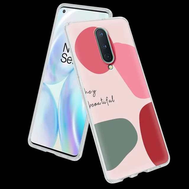 Art Retro Abstract Geometry Matte Soft Phone Case For OnePlus 7 7T 8 Pro 8T 5G 9 9R One Plus Z Nord N10 N100 Back Cover Coque S10