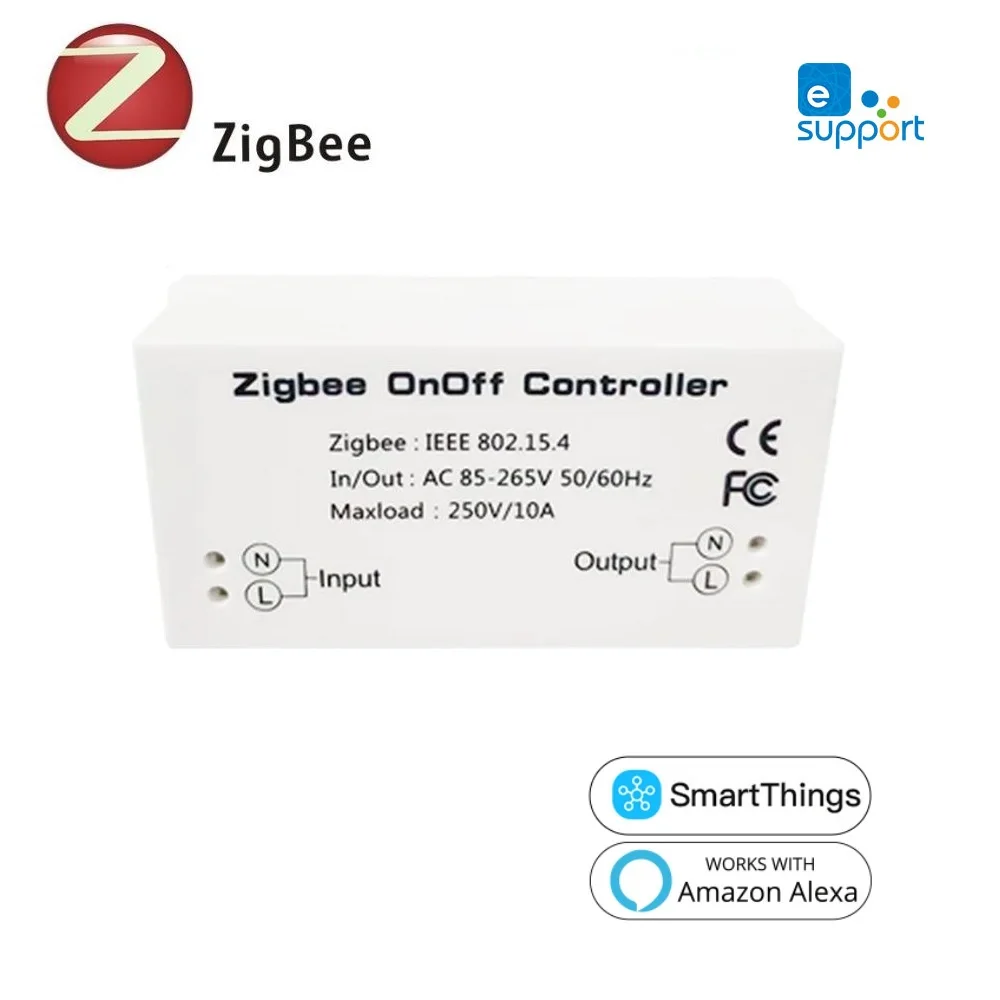 

Zigbee Smart Switch Remote Control Switch 10A Timer DIY Modules support Ewelink App For Alexa SmartThings Wink Hub Zigbee HA Hub