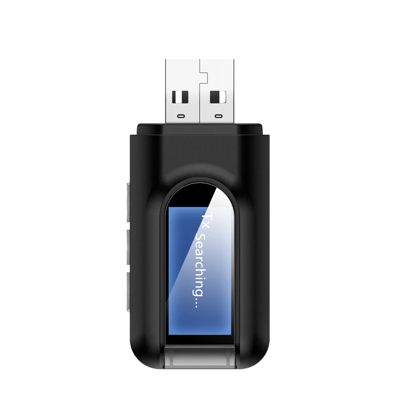 Bluetooth адаптер беспроводной ЖК дисплей USB 5 0 приемник музыкальный аудио передатчик