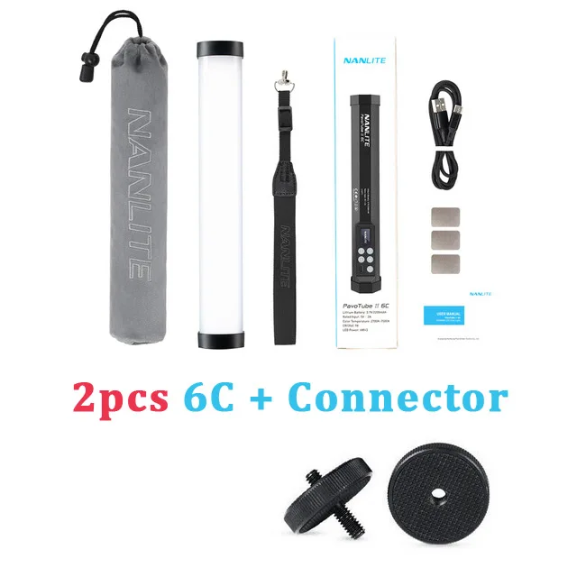 Nanguang Nanlite PavoTube II 6C LED RGB Light Tube Portable