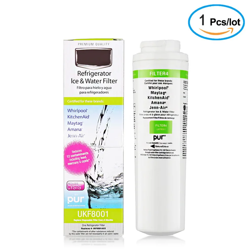 

UKF8001 Refrigerator Water Filter Replacement Cartridge Compatible with Maytag UKF8001AXX, 46-9992, 9005, Filter 4, 1 Pack