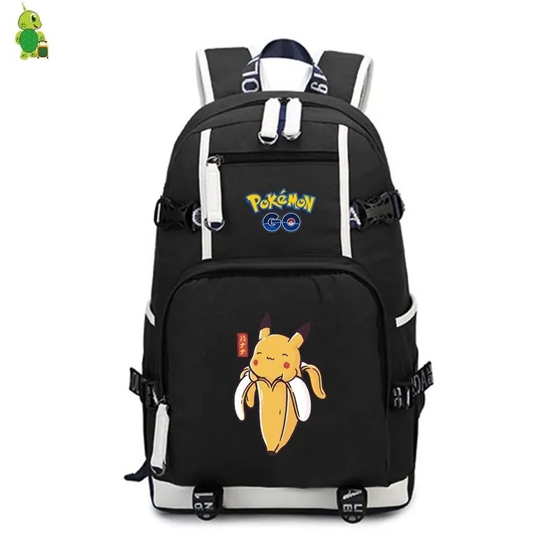 Mochila Pokemon Go Рюкзак Школьные сумки для подростков девочек мальчиков большие дорожные сумки на плечо женский мужской рюкзак для ноутбука рюкзак - Цвет: 18