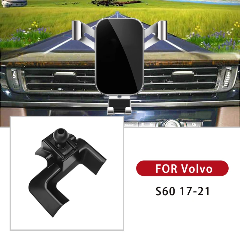 

Mobile Phone Holder For GPS Support Car Air Vent Installation For Volvo S60 2017 2018 2019 2020 2021 Auto Accessories Styling