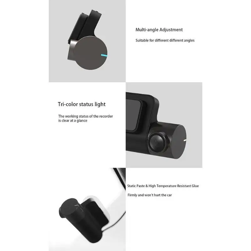 70mai Smart Dash Cam Mini международный автомобильный видеорегистратор 70mai Mini 1600HD Автомобильная камера приложение для вождения Recoder 140 FOV g-сенсор ночного видения