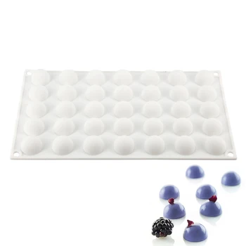 

MICRO DOME 5 Silicone Cake Decorating Mold For Chocolate Candy Mousse Truffle Candy Baking Tool Bakeware Decoration