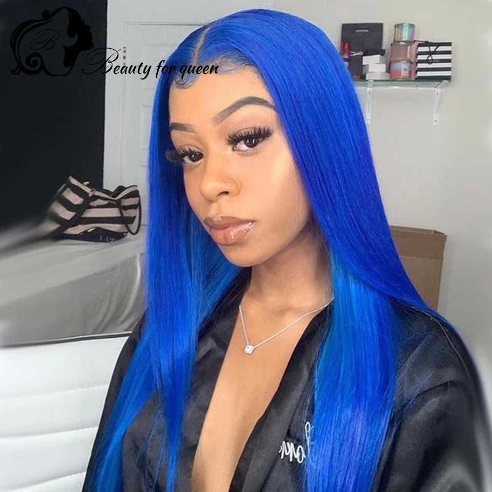 blue lace front wigs