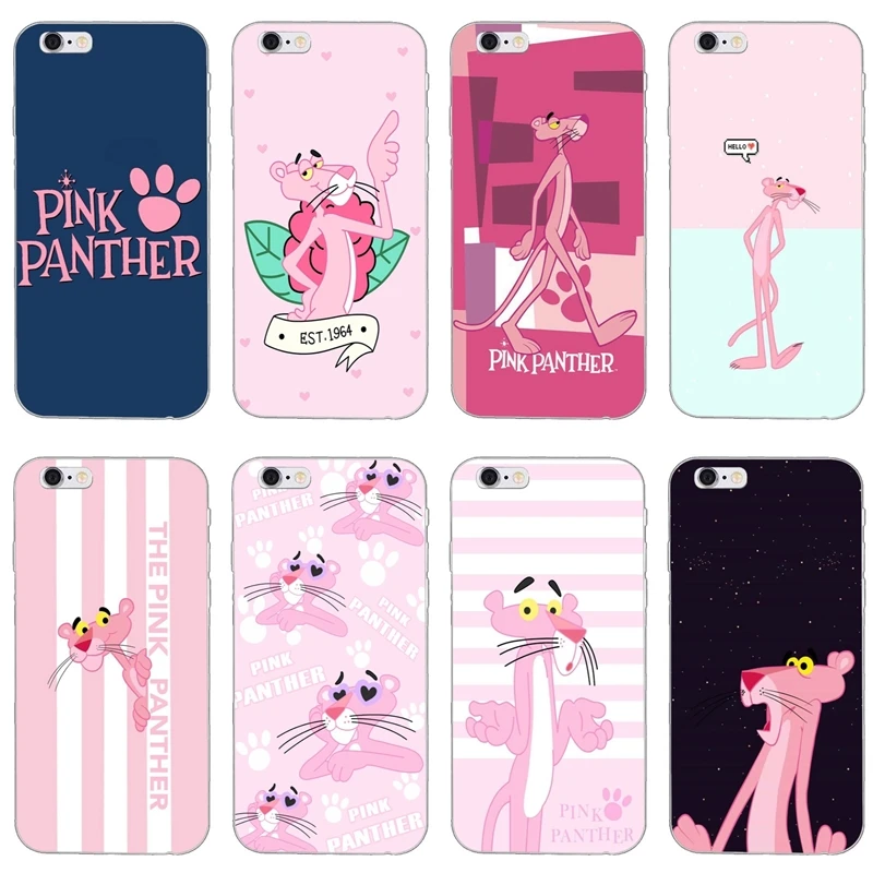Kawaii Розовая пантера чехол для Samsung Галактики S10e Lite S9 S8 S7 S6 edge Plus S5 S4 S3 Примечание 10 9