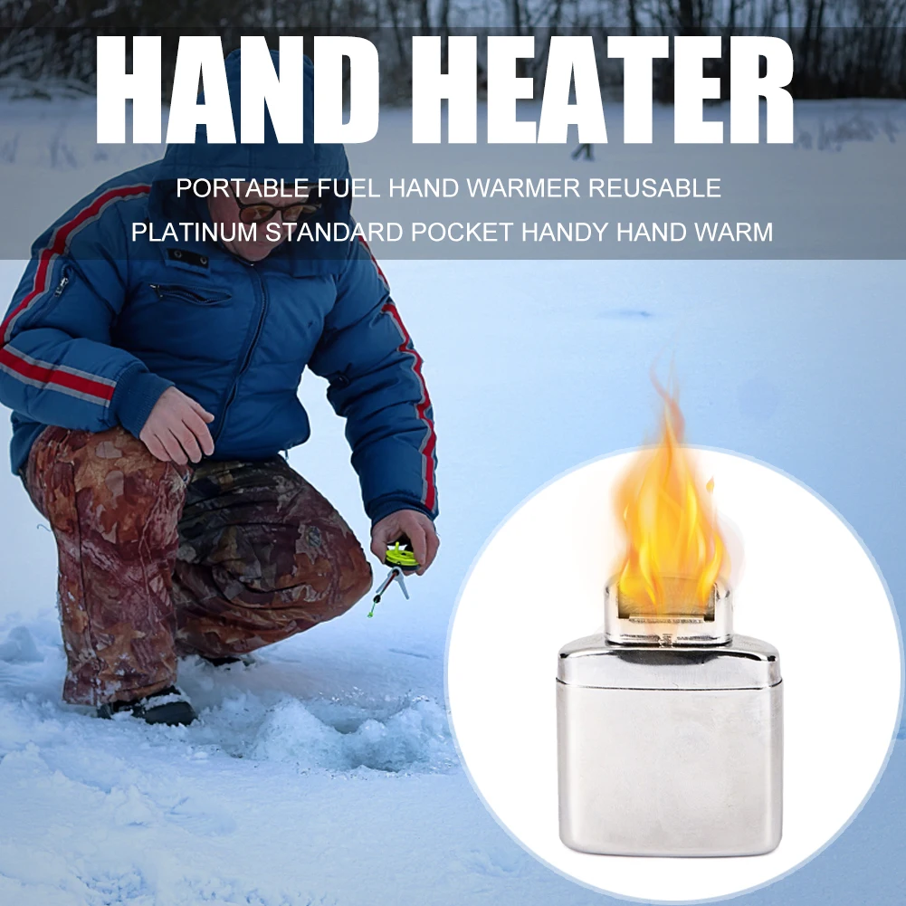 Portable Fuel Hand Warmer Winter Indoor Outdoor Fishing Camping Heater Stove Elements | Спорт и развлечения