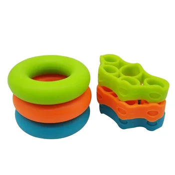 

Workout Fitness For Forearm Rehabilitation Finger Stretcher Set Extensor Trainer Exercise Silicone Equipment Hand Grip Sports