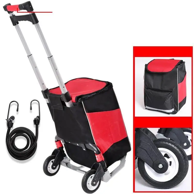 Барный Plegable Carello Carro Compra кухонный стол De Courses Avec Roulettes Mesa Cocina Chariot Roulant Тележка для покупок - Цвет: Version Q