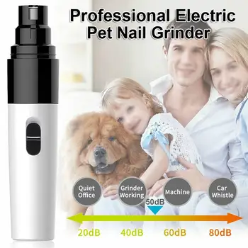 

Rechargeable Dog Nail Grinders Professional Electric Dog Cat Nail Clippers Mute Painless Pet Paw Nail Grooming Tool Grinder Cutt