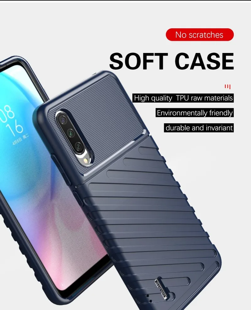 Чехол для Xiaomi Mi A3 CC9E противоударный силиконовый мягкий чехол для Xiaomi Mi 9 Lite A3 Lite CC9 крышка