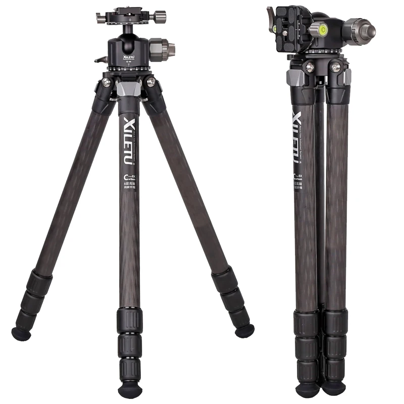 XILETU XLS-284C+ G44 Профессиональная фотография Штатив из углеродного волокна 360 градусов панорамная шаровая Головка Для Dslrs камер