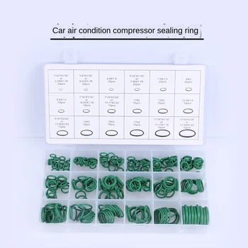 

Factory direct sales 18 grid 270pc rubber ring automobile air conditioning compressor seal ring durable Dingqing boxed O-ring