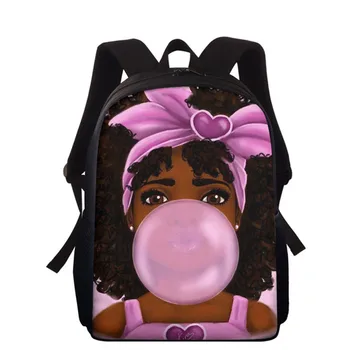 

Nopersonality African Girl Print School Bag for Kids Girls Kindergarten School Bag Backpack Student Book Bags Mochilas Escolar