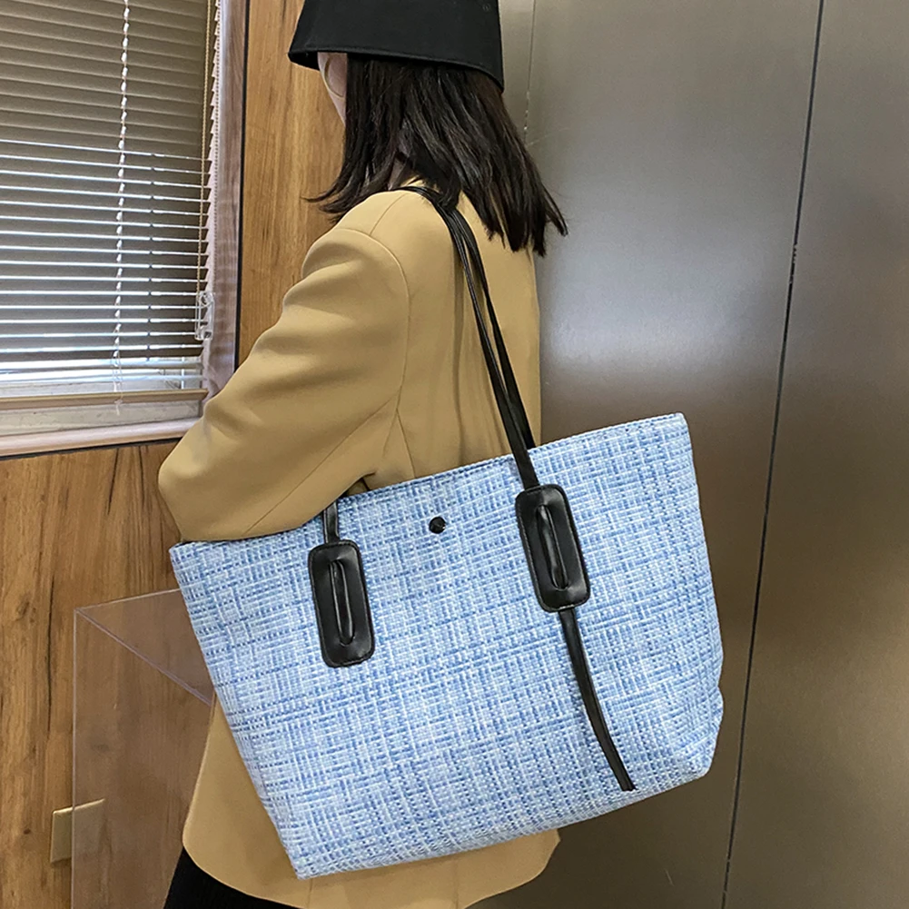 

Fashion Weave Braid Women Shoulder Bags Female Big Capacity Shopping Handbags Tote Bags for Ladies