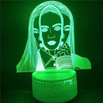 

Smart Phone Control Billie Eilish Room LED Night Light Bright Base Directly Supply for Decor Coloful with Remote Touch Sensor