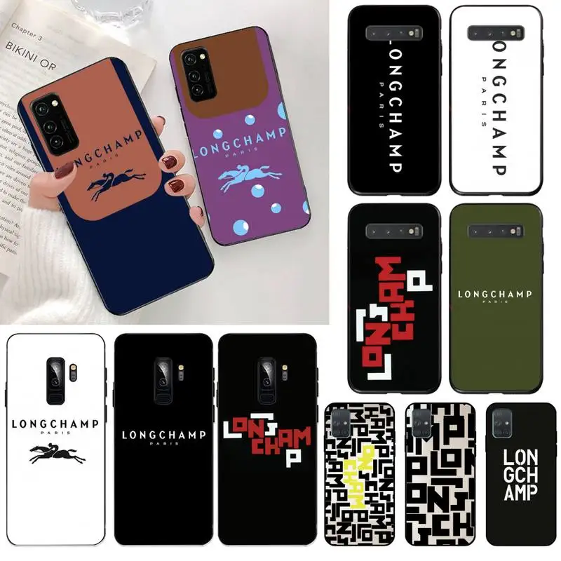 

Luxury brand Longchamp Phone Case for Samsung S20 plus Ultra S6 S7 edge S8 S9 plus S10 5G lite 2020