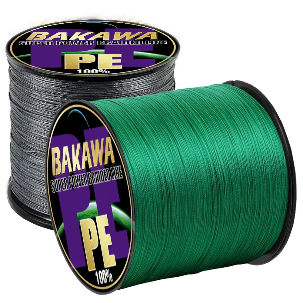 BAKAWA 4 BStrands Pesca Fly Fishing Line 10 100LB 300M Multifilament