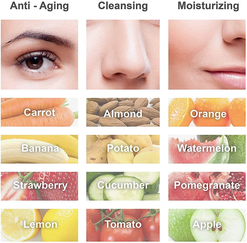 DIY Facial Mask Maker Machine Fruit and Vegetable Mask Machine Automatic Home-made Moisturizing Collagen Pure Plant Skin Beauty 4