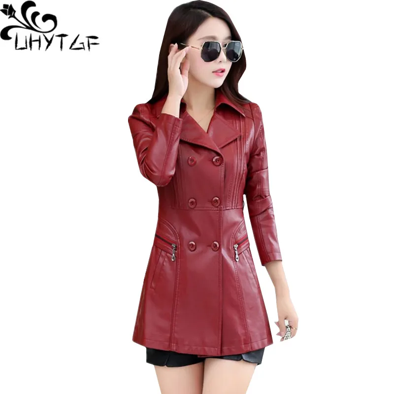 uhytgf-chaqueta-de-cuero-de-longitud-media-para-mujer-abrigos-elegantes-de-doble-botonadura-talla-grande-4xl-otono-e-invierno-410