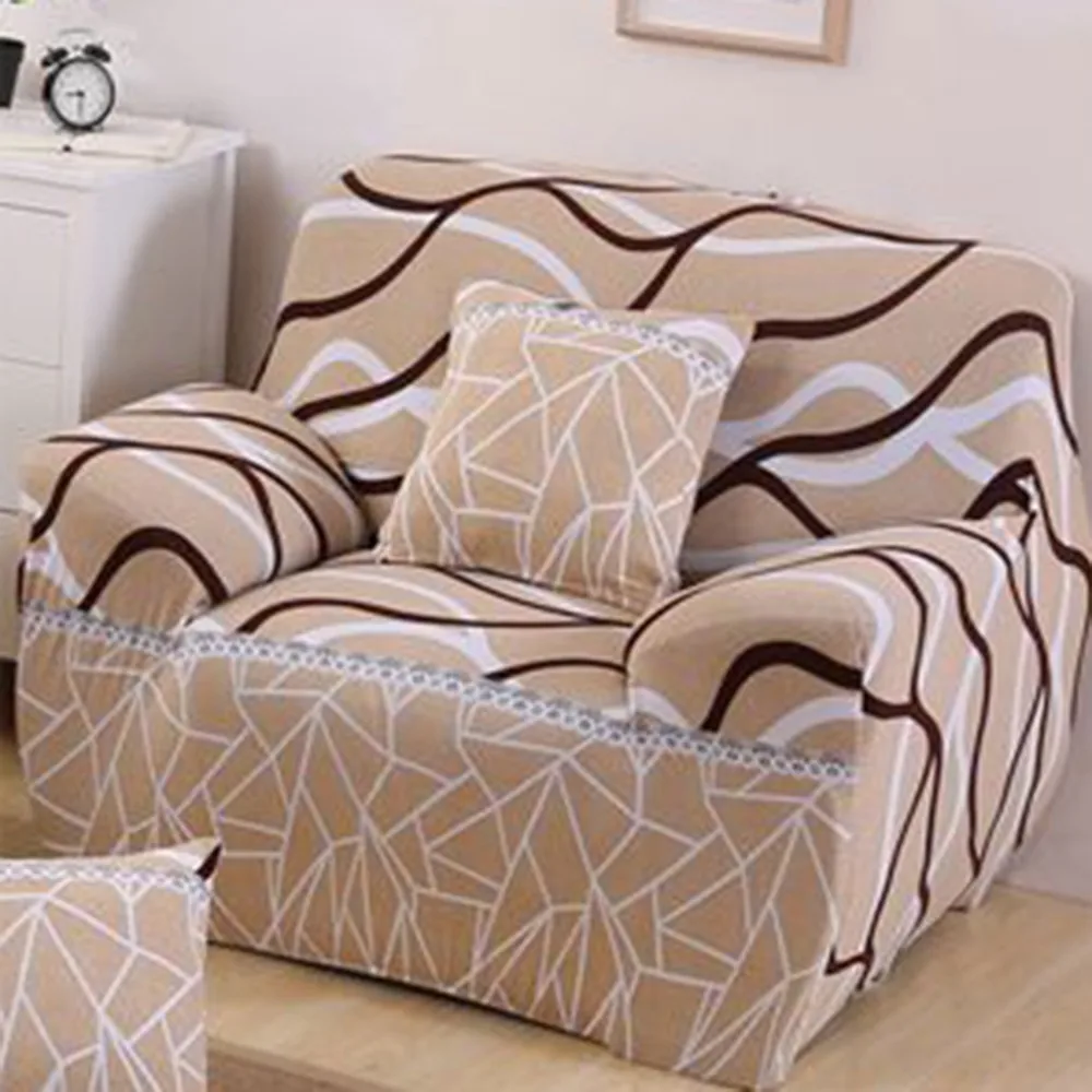 

Polar Fleece Slipcover Sofa Solid Color Couch Cover Elastic full sofa Cover 1/2 Seater Stretch Pillow Case Chair Covers Pine