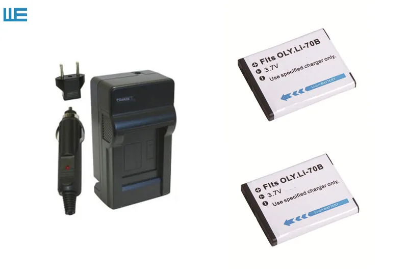Li-70B Li70B батарея+ зарядное устройство для Olympus VG-120, X-940, VG-140, VR-130, D-705, D-710, VR-120, VR-140, VR-145 и