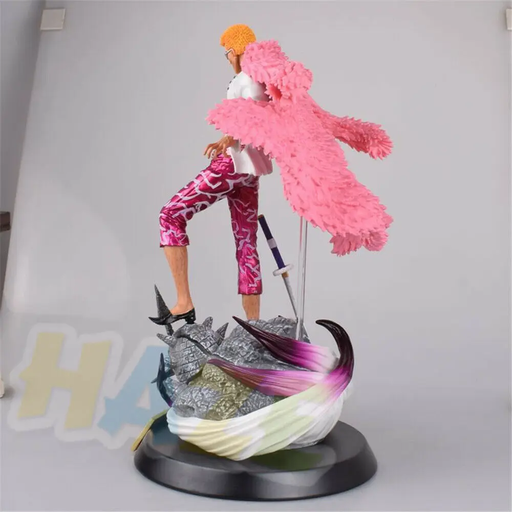 One piece Donquixote Doflamingo статуя ПВХ Фигурки Модель игрушки коллекция аниме Фигурки игрушки куклы 37 см в коробке подарки