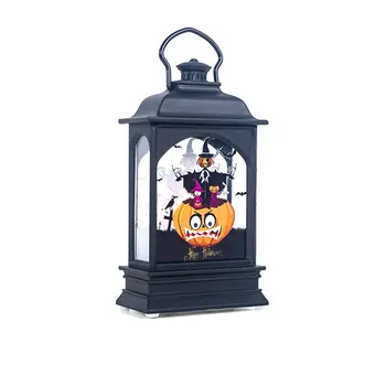 

Creative Halloween Decorations Single Candle Transparent Wind Lamp Pendant Halloween Bar Home Atmosphere Decoration Props