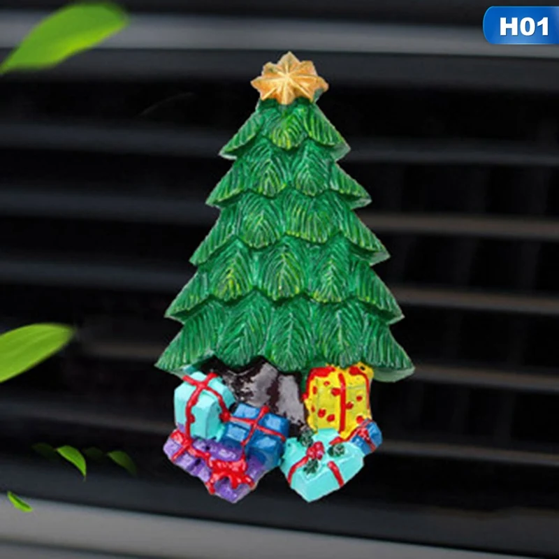 Рождественское маленькое дерево украшения Рождественский автомобиль орнамент освежитель воздуха автомобиля кондиционер Выход клип духи