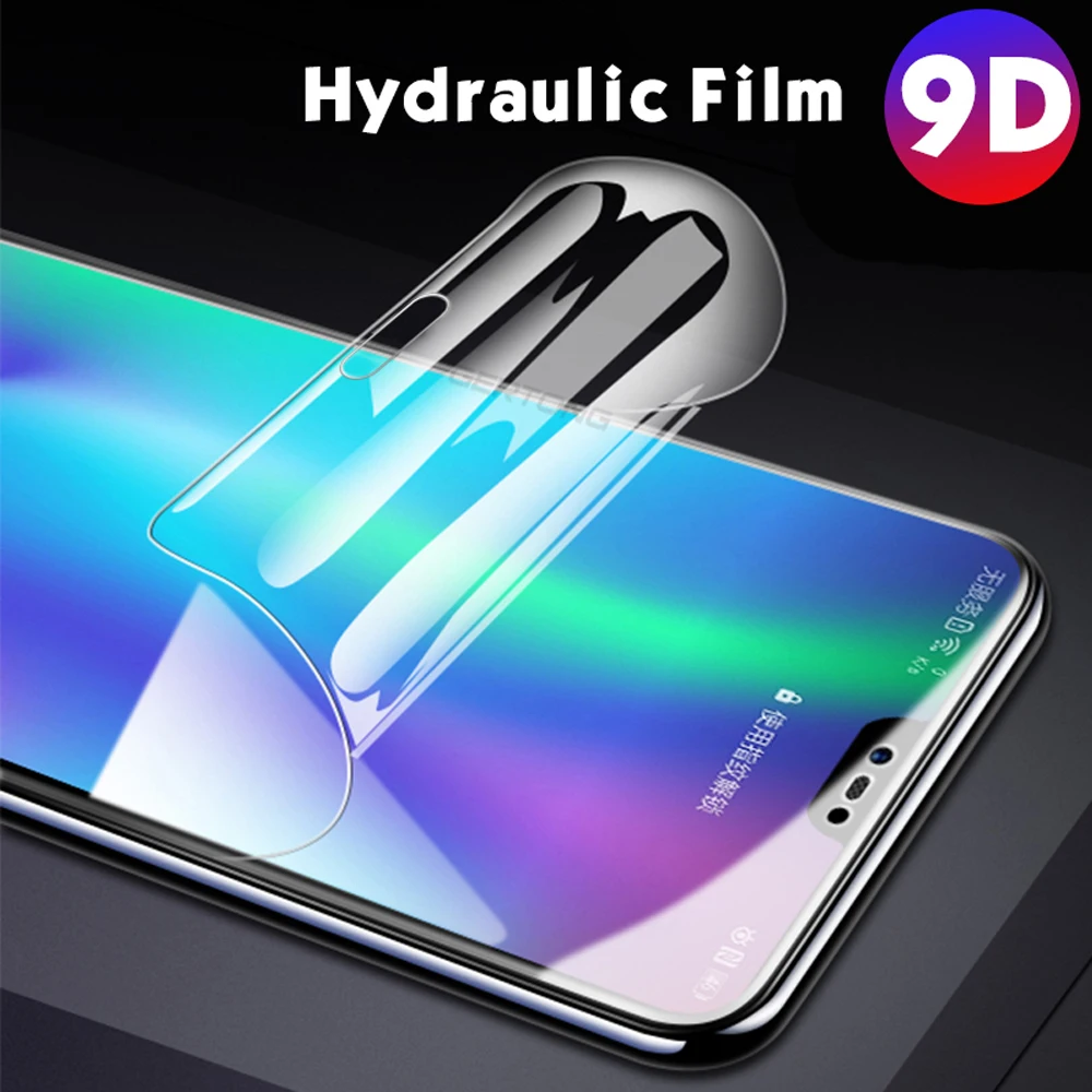 soft full cover for huawei honor 9N 9i 9S 9C 9X pro play 9A 9 lite phone screen protector hydrogel film protective Not Glass photo