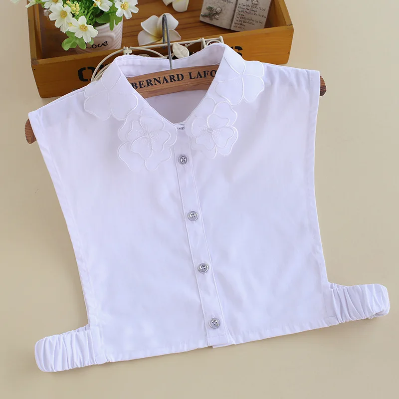 

Shirt Fake Collars for Women Detachable Collars Nep Kraagie Cravats Necktie Female Flase Collar Half Shirt Sweater Accessory