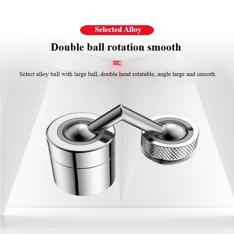 

720°rotating faucet Bibcock Splash-proof head filter faucet mouth kitchen artifact universal basin extension extender universal
