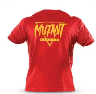 Брендовая мужская футболка для фитнеса, облегающие рубашки с коротким рукавом, хлопковая одежда, модная повседневная футболка с круглым вырезом и принтом мутанта - Цвет: 05